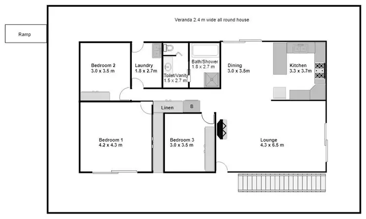 Floorplan of Homely house listing, 25 Hatchman Court, Elimbah QLD 4516