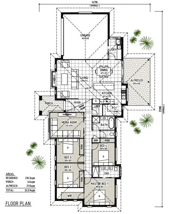 Floorplan of Homely house listing, 31 Tina Drive, Urangan QLD 4655