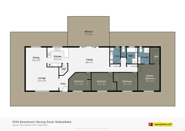 Floorplan of Homely rural property listing, 3205 Beaudesert-Nerang Road, Biddaddaba QLD 4275