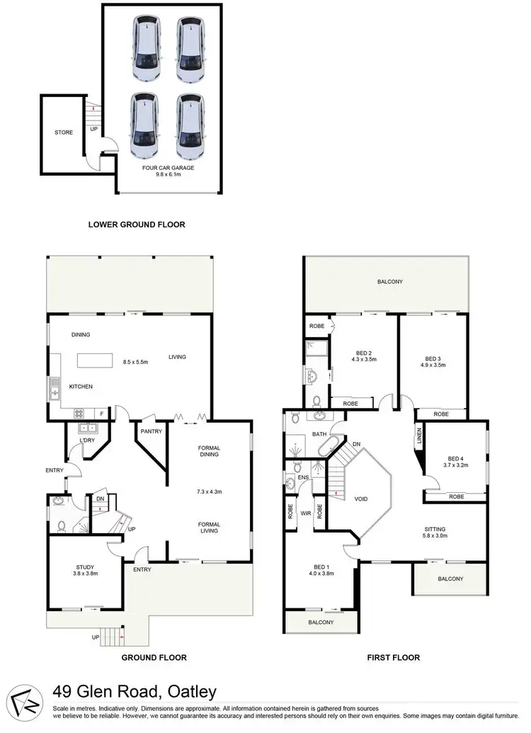 Floorplan of Homely house listing, 49 Glen Road, Oatley NSW 2223