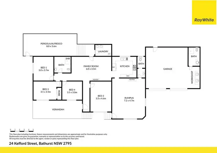 Floorplan of Homely house listing, 24 Kefford Street, Bathurst NSW 2795