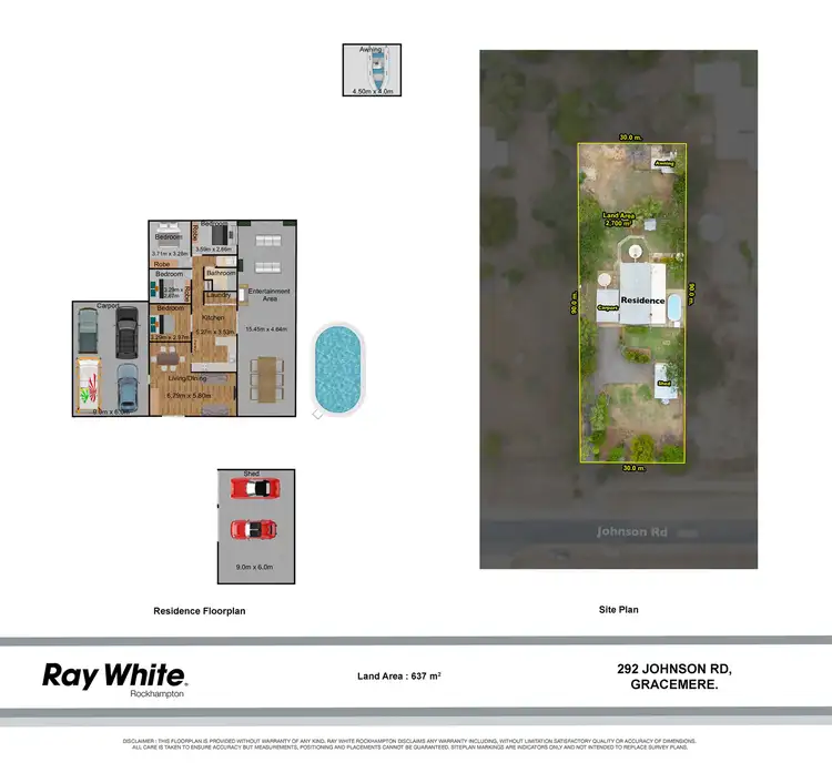 Floorplan of Homely house listing, 292 Johnson Road, Gracemere QLD 4702