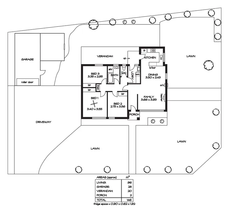 Floorplan of Homely house listing, 11 Armstrong Avenue, Parafield Gardens SA 5107