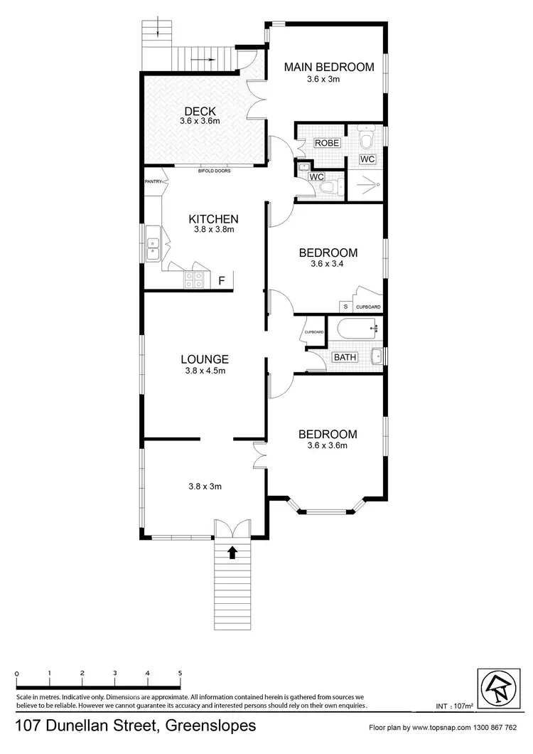 Floorplan of Homely house listing, 107 Dunellan Street, Greenslopes QLD 4120