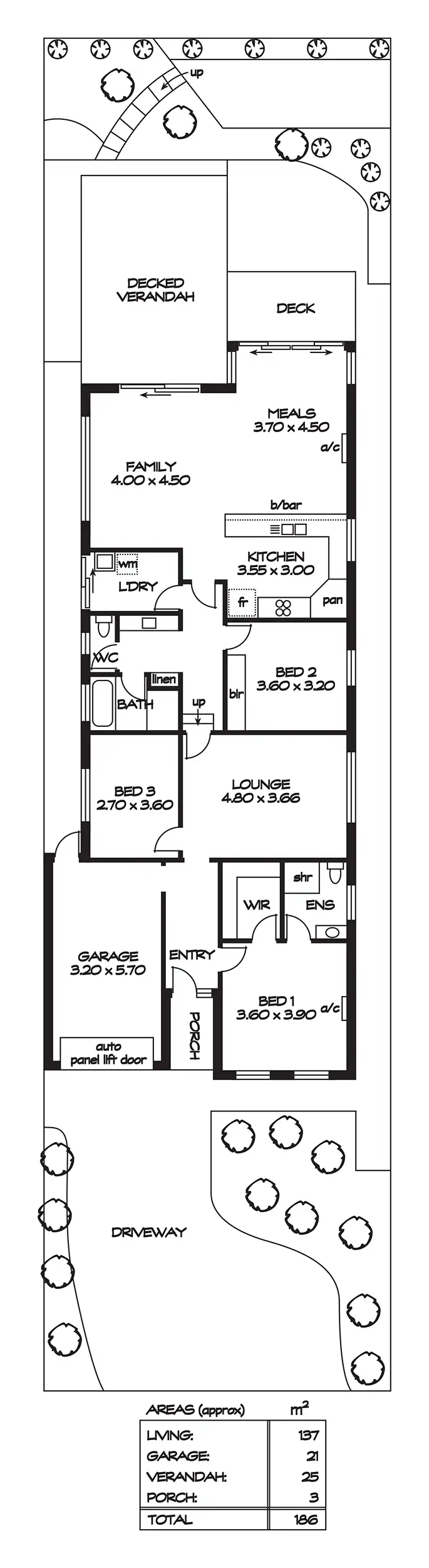 Floorplan of Homely house listing, 14A Hobart Crescent, Banksia Park SA 5091