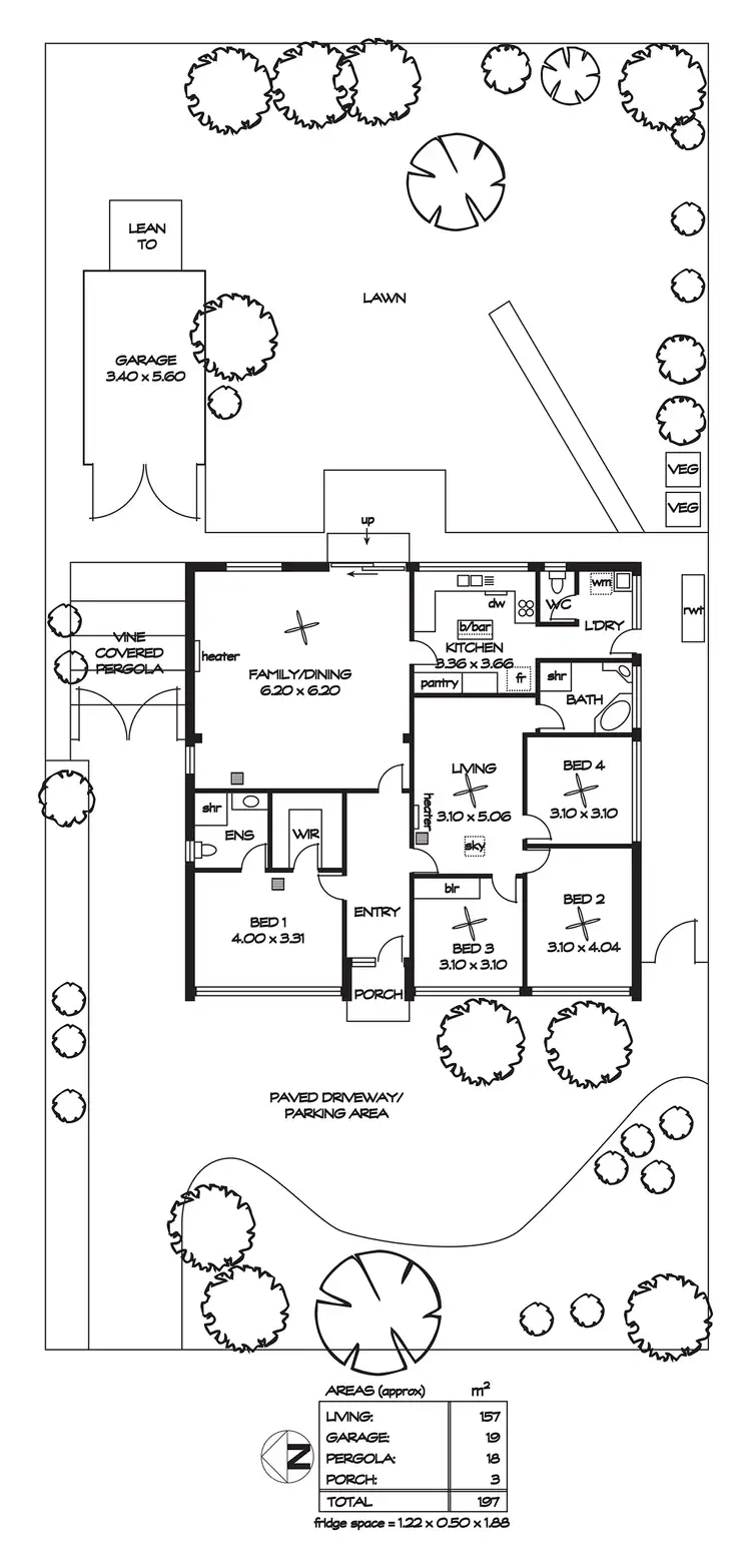 Floorplan of Homely house listing, 5 Rodney Avenue, Tranmere SA 5073