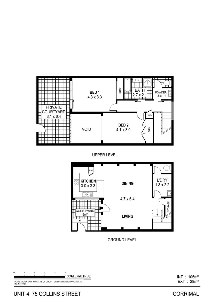 Floorplan of Homely townhouse listing, 4/75 Collins Street, Corrimal NSW 2518