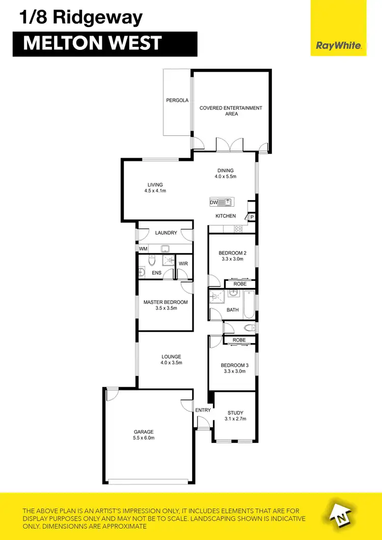Floorplan of Homely house listing, 1/8 Ridgeway, Melton West VIC 3337
