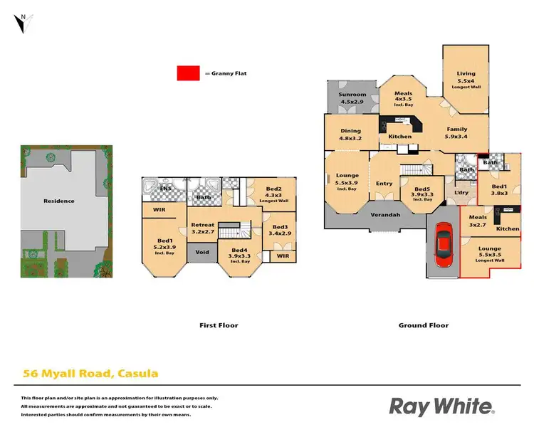 Floorplan of Homely house listing, 56 Myall Road, Casula NSW 2170