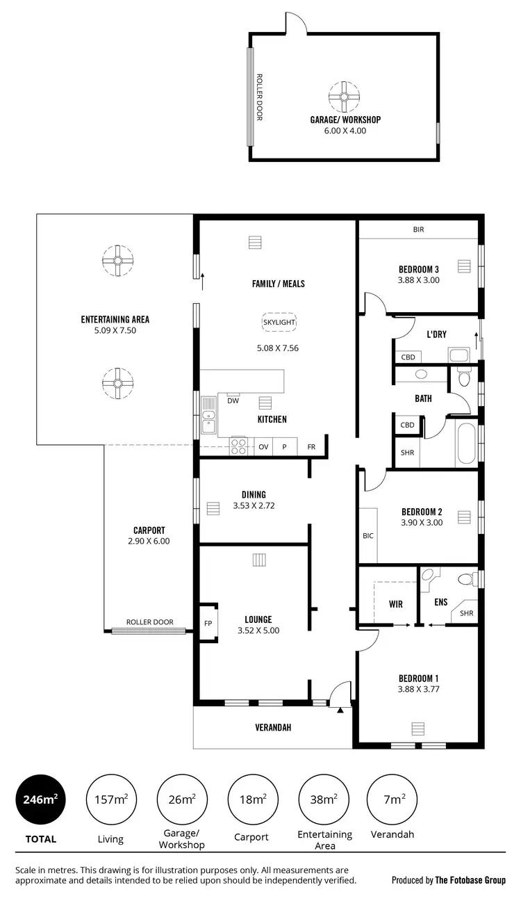 Floorplan of Homely house listing, 28 Eucalypt Circuit, Flagstaff Hill SA 5159