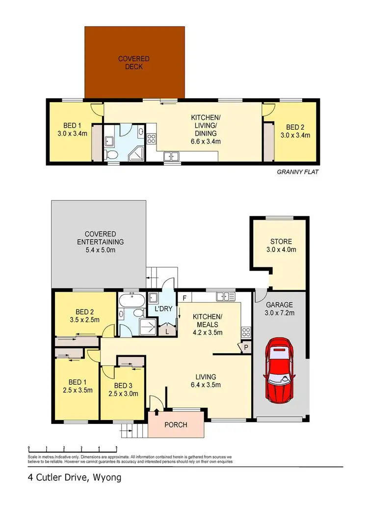 Floorplan of Homely house listing, 4 Cutler Drive, Wyong NSW 2259