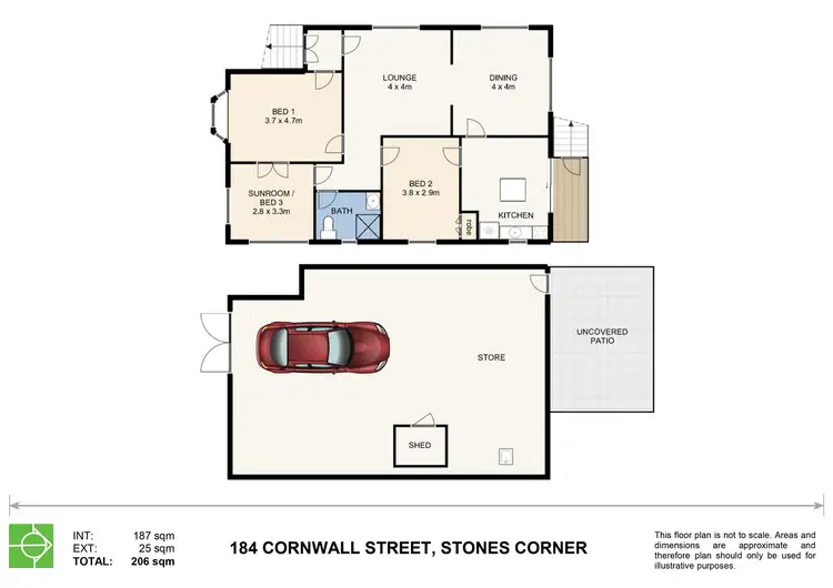 Floorplan of Homely house listing, 184 Cornwall Street, Stones Corner QLD 4120