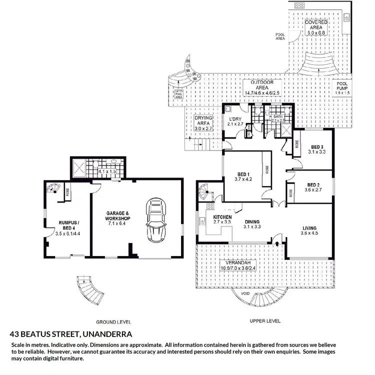Floorplan of Homely house listing, 43 Beatus Street, Unanderra NSW 2526