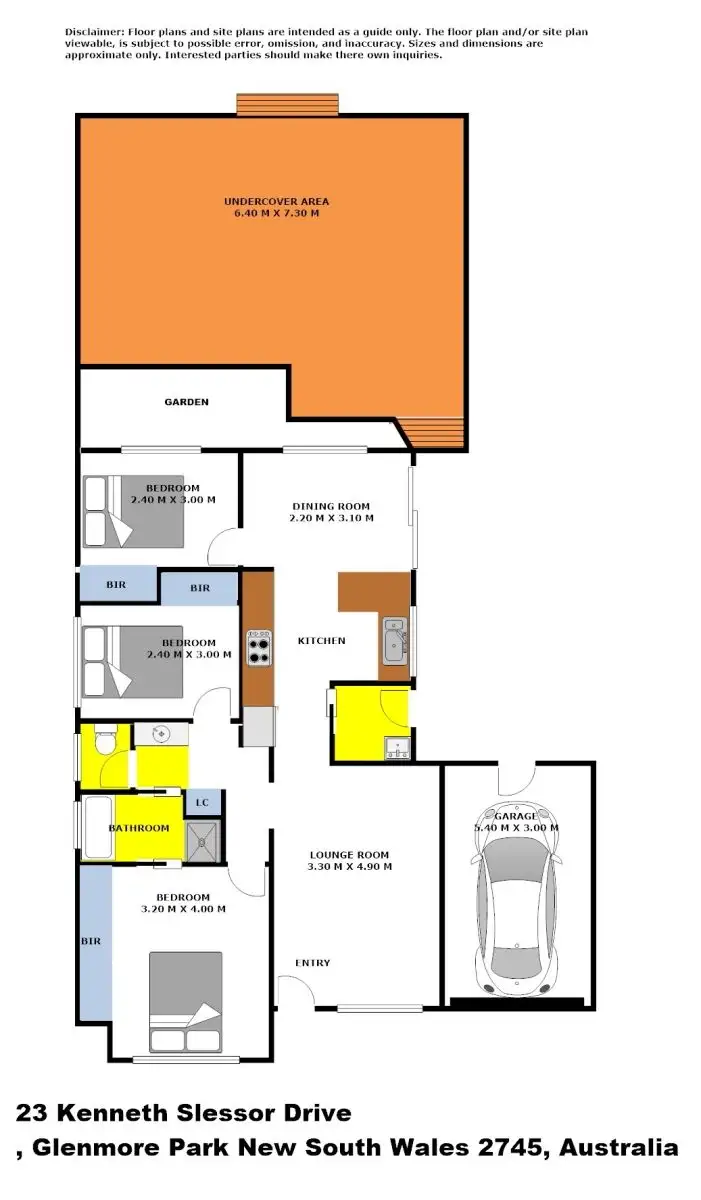 Floorplan of Homely house listing, 23 Kenneth Slessor Drive, Glenmore Park NSW 2745
