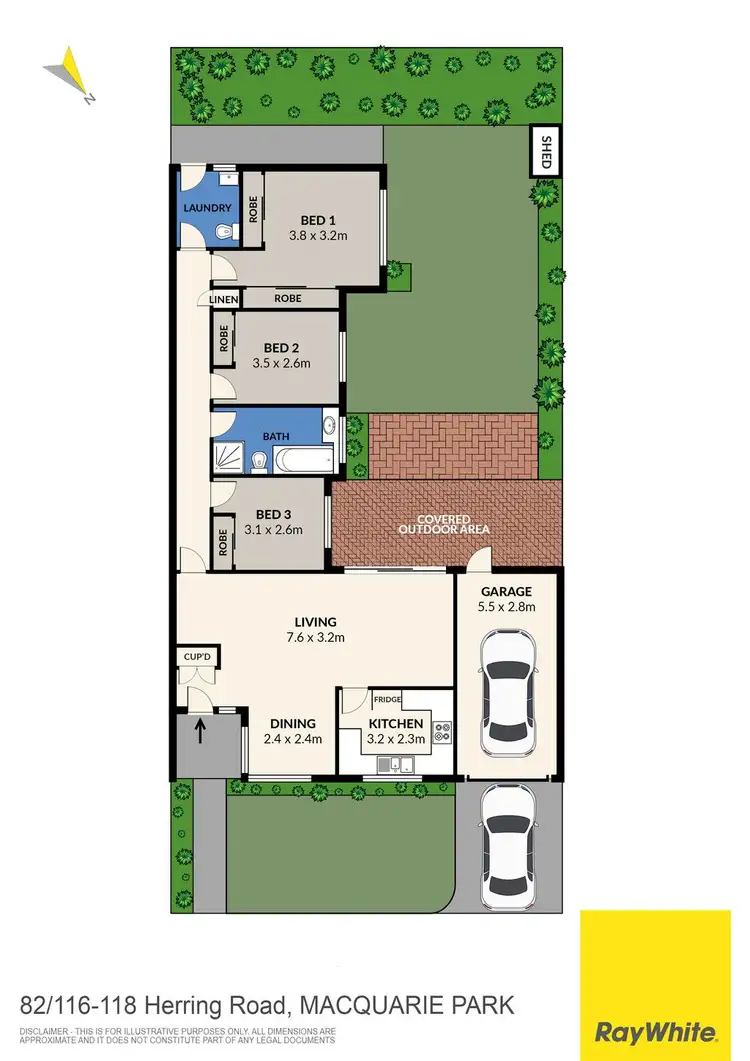 Floorplan of Homely villa listing, 82/116-118 Herring Road, Macquarie Park NSW 2113