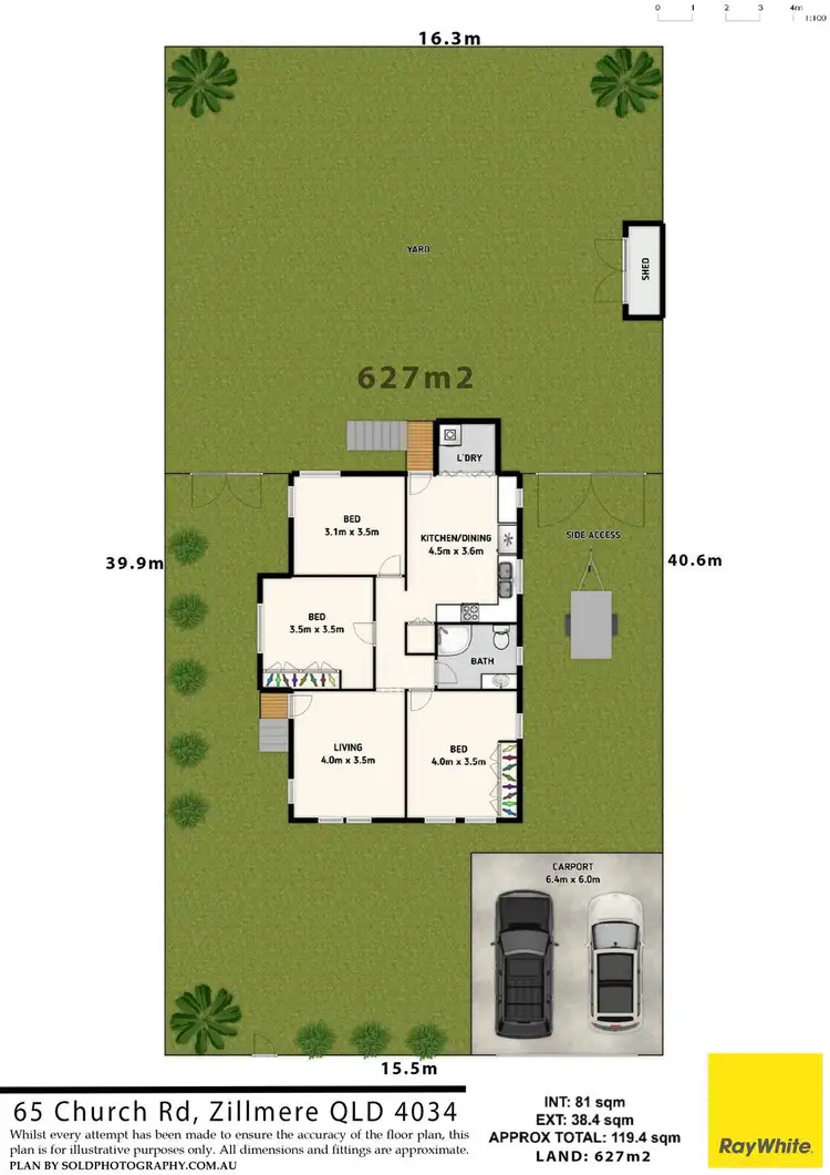 Floorplan of Homely house listing, 65 Church Road, Zillmere QLD 4034