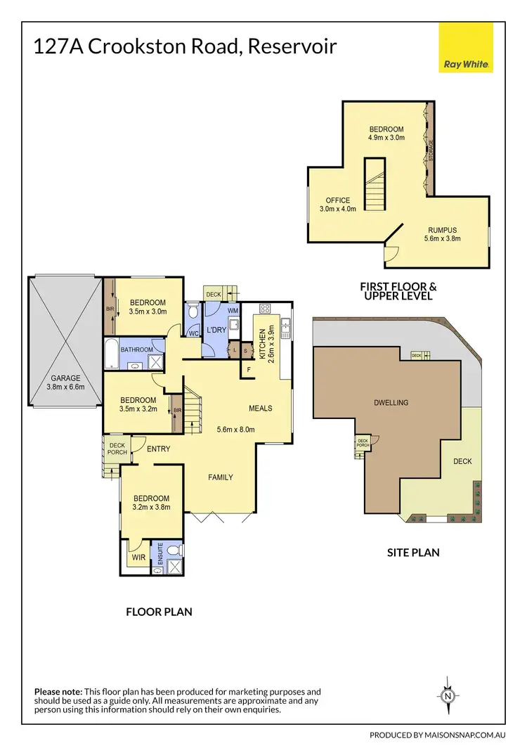 Floorplan of Homely house listing, 127A Crookston Road, Reservoir VIC 3073