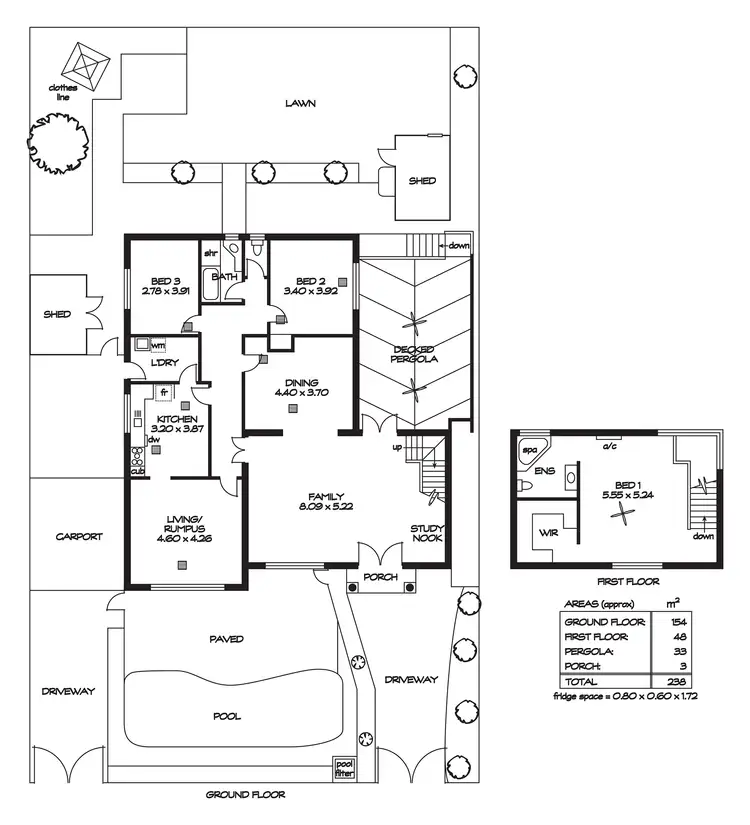Floorplan of Homely house listing, 3 Billabong Road, Para Hills SA 5096