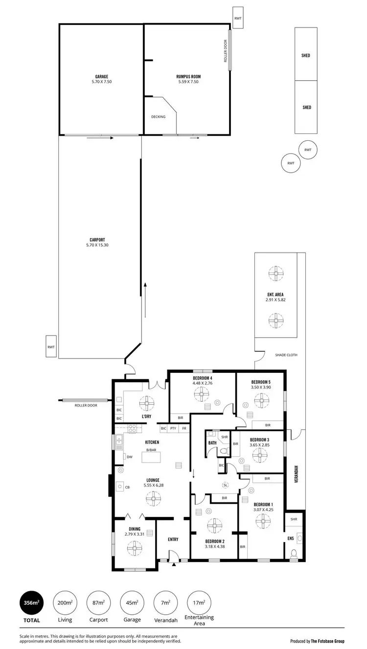 Floorplan of Homely house listing, 4 Heathcote Street, Marion SA 5043