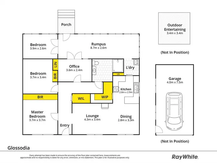 Floorplan of Homely house listing, 3 Boomerang Drive, Glossodia NSW 2756