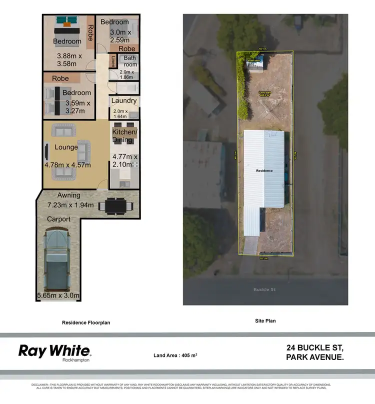 Floorplan of Homely house listing, 24 Buckle Street, Park Avenue QLD 4701