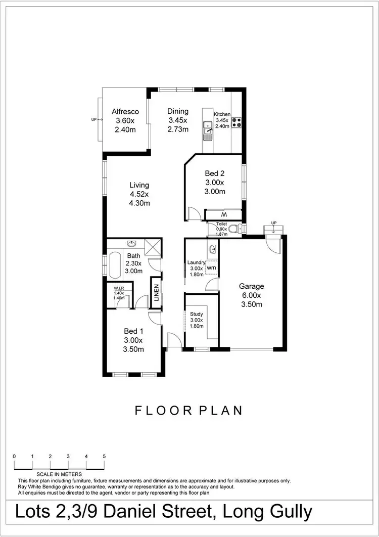 Floorplan of Homely land listing, Lots 2/9 Daniel Street, Long Gully VIC 3550