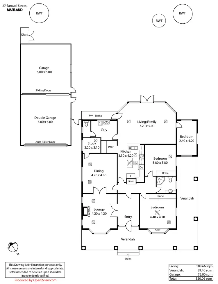 Floorplan of Homely house listing, 27 Samuel Street, Maitland SA 5573