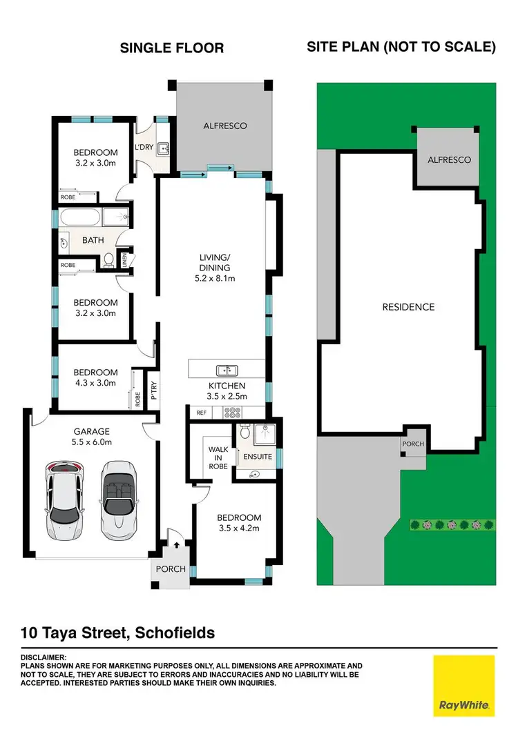 Floorplan of Homely house listing, 10 Taya Street, Schofields NSW 2762