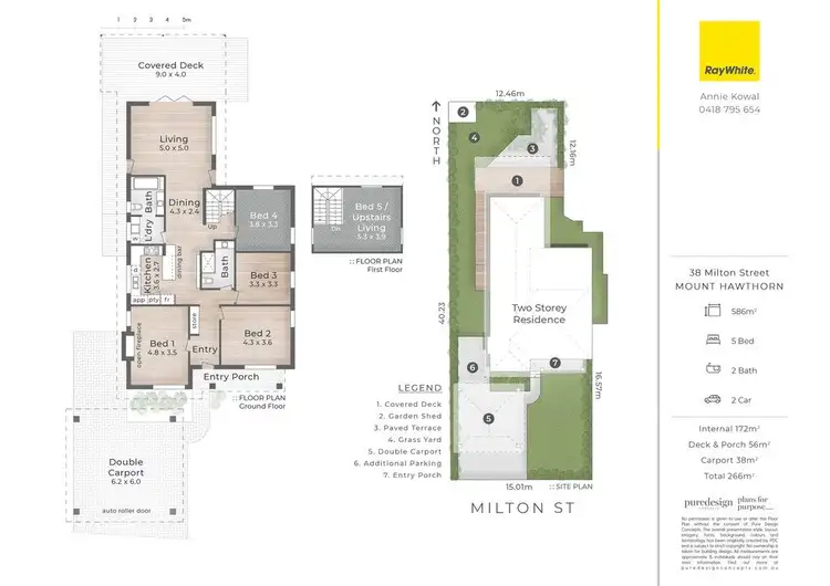 Floorplan of Homely house listing, 38 Milton Street, Mount Hawthorn WA 6016
