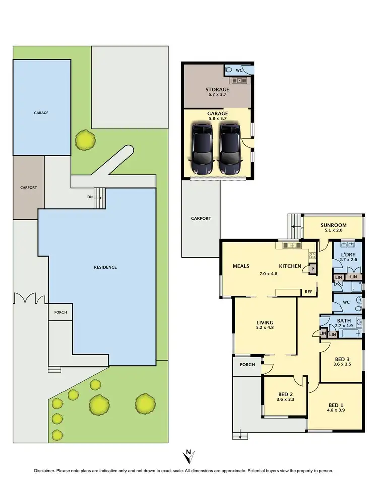 Floorplan of Homely house listing, 63 Major Road, Fawkner VIC 3060