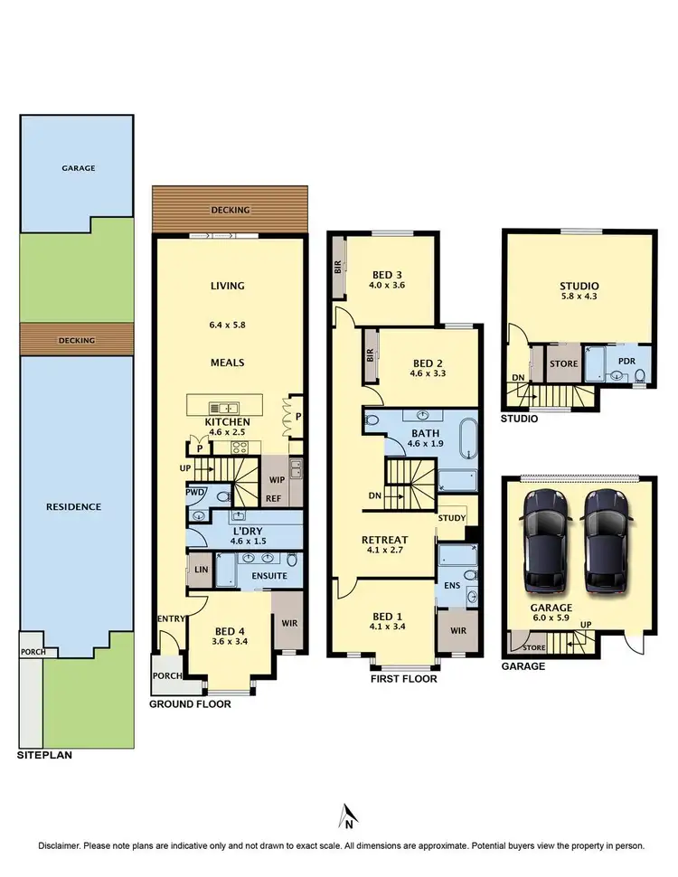 Floorplan of Homely house listing, 66A Soudan Street, Coburg VIC 3058