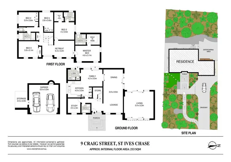 Floorplan of Homely house listing, 9 Craig Street, St Ives NSW 2075