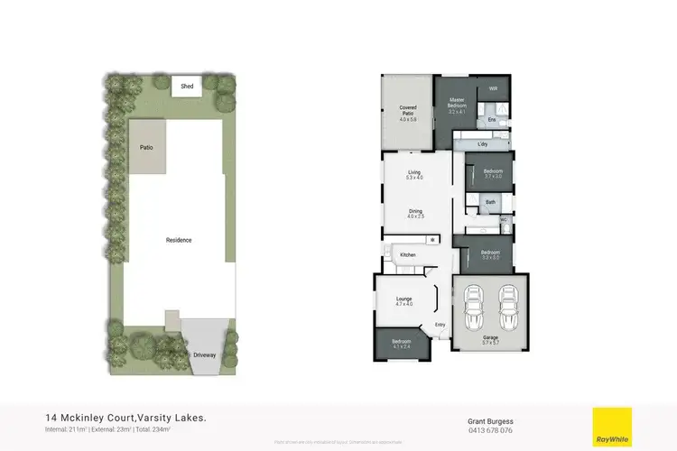 Floorplan of Homely house listing, 14 McKinley Court, Varsity Lakes QLD 4227