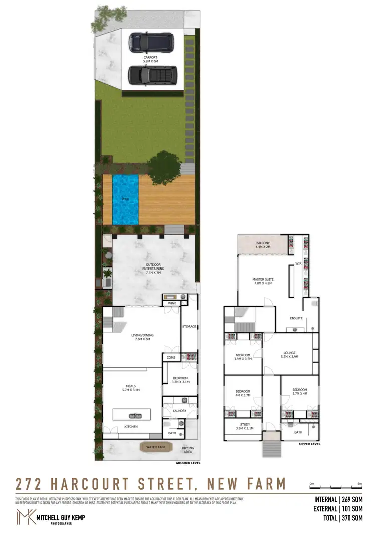 Floorplan of Homely house listing, 272 Harcourt Street, New Farm QLD 4005