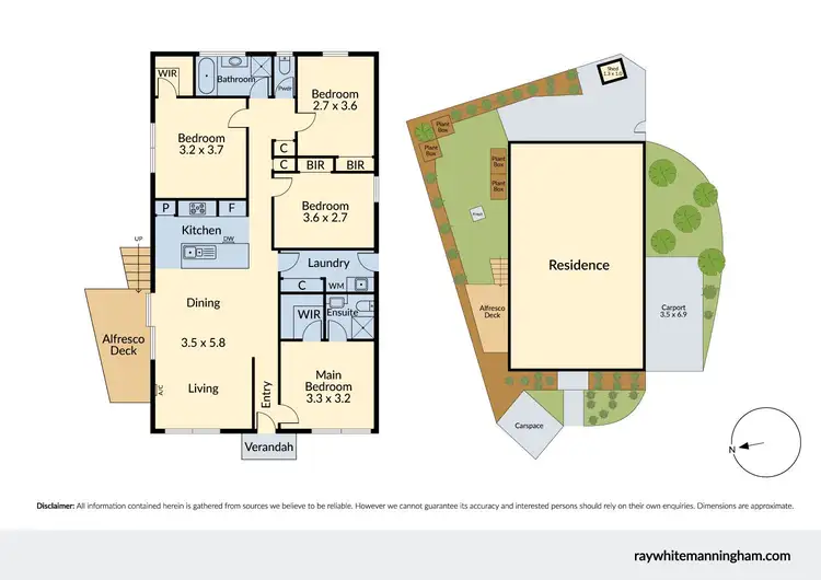 Floorplan of Homely unit listing, 1/162 Yarra Road, Croydon North VIC 3136