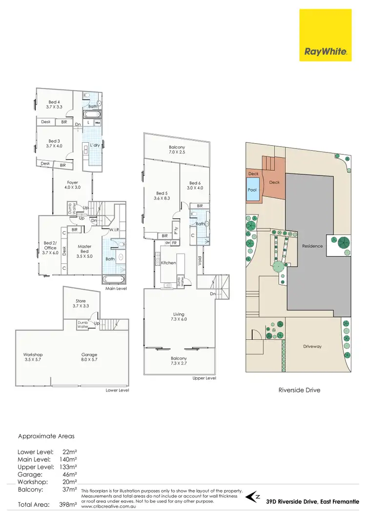 Floorplan of Homely house listing, 39D Riverside Road, East Fremantle WA 6158