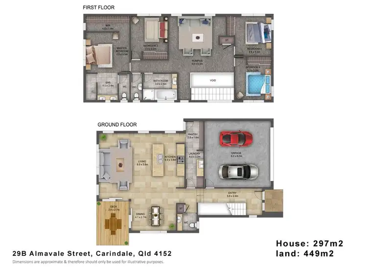 Floorplan of Homely house listing, 29B Almavale Street, Carindale QLD 4152