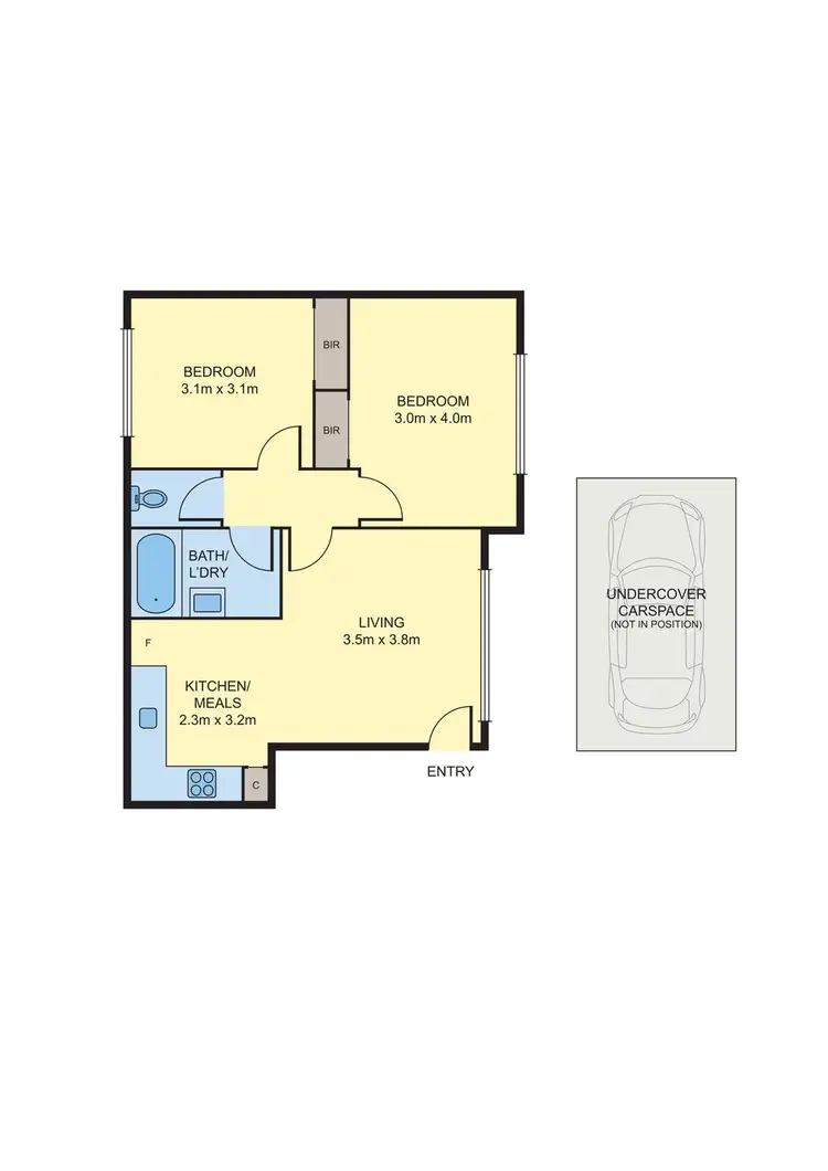 Floorplan of Homely apartment listing, 2/11 Egginton Street, Brunswick West VIC 3055