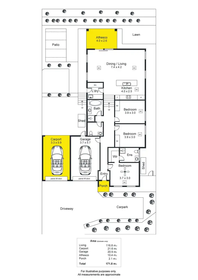 Floorplan of Homely house listing, 27 Glen Stuart Road, Woodforde SA 5072