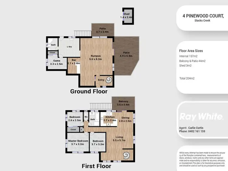 Floorplan of Homely house listing, 4 Pinewood Court, Slacks Creek QLD 4127