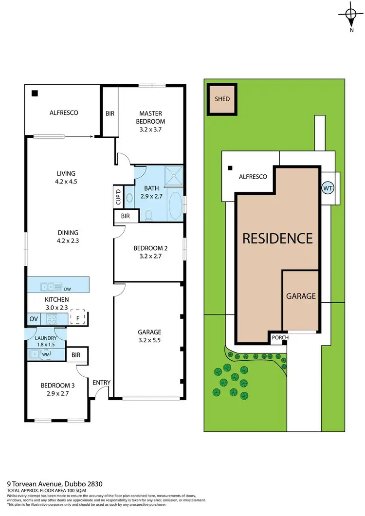 Floorplan of Homely house listing, 9 Torvean Avenue, Dubbo NSW 2830
