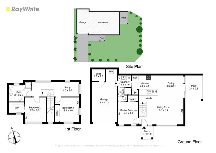 Floorplan of Homely townhouse listing, 41a Berkeley Street, Huntingdale VIC 3166