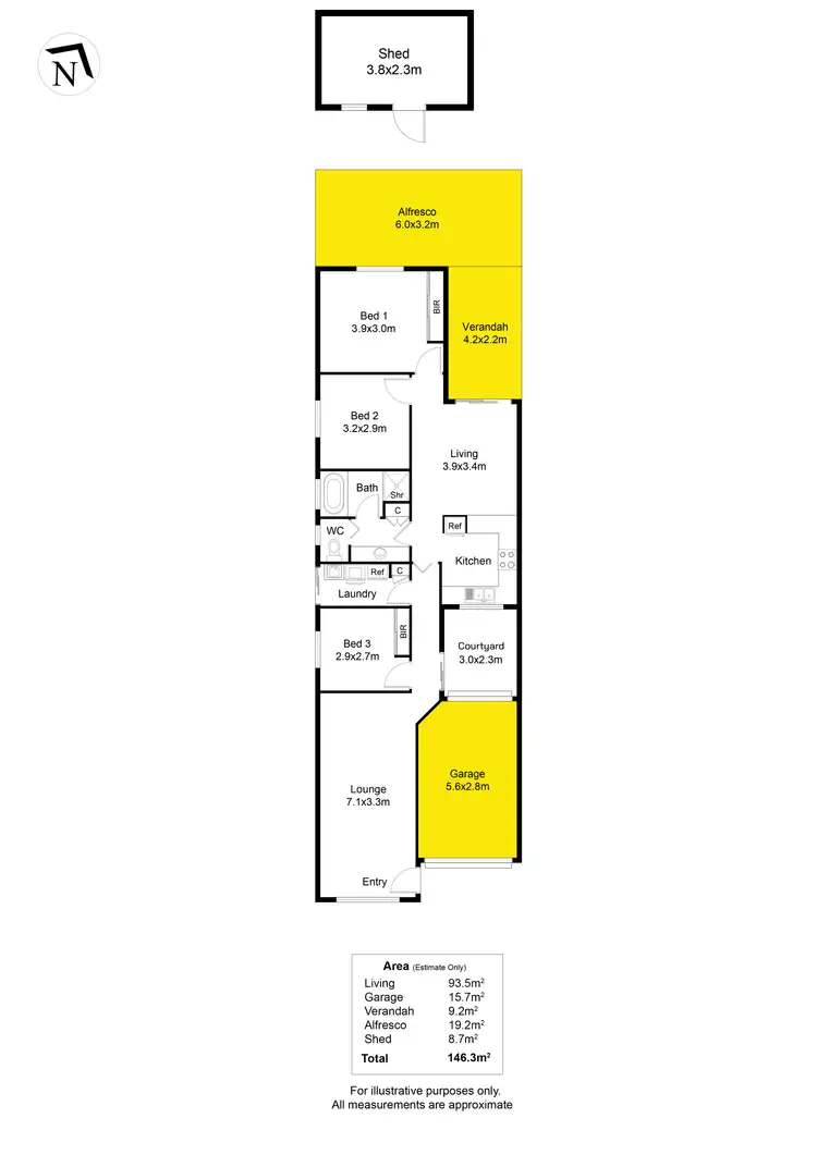 Floorplan of Homely house listing, 2/40 Morgan Avenue, Daw Park SA 5041