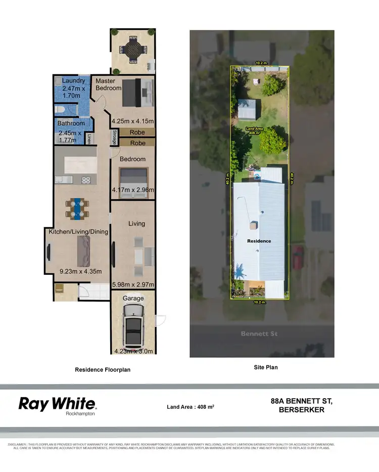Floorplan of Homely house listing, 88A Bennett Street, Berserker QLD 4701