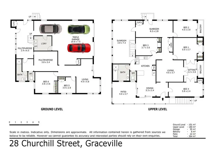 Floorplan of Homely house listing, 28 Churchill Street, Graceville QLD 4075