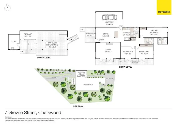 Floorplan of Homely house listing, 7 Greville Street, Chatswood NSW 2067