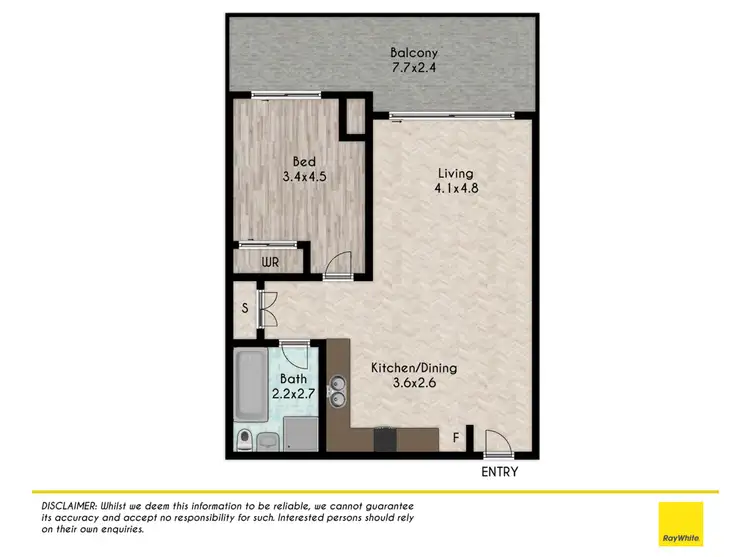 Floorplan of Homely apartment listing, 407/8B Myrtle Street, Prospect NSW 2148
