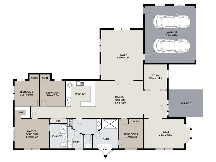 Floorplan of Homely house listing, 43 Carinya Drive, Clinton QLD 4680