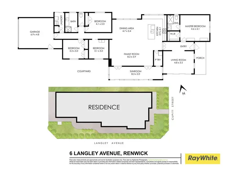 Floorplan of Homely house listing, 6 Langley Avenue, Renwick NSW 2575
