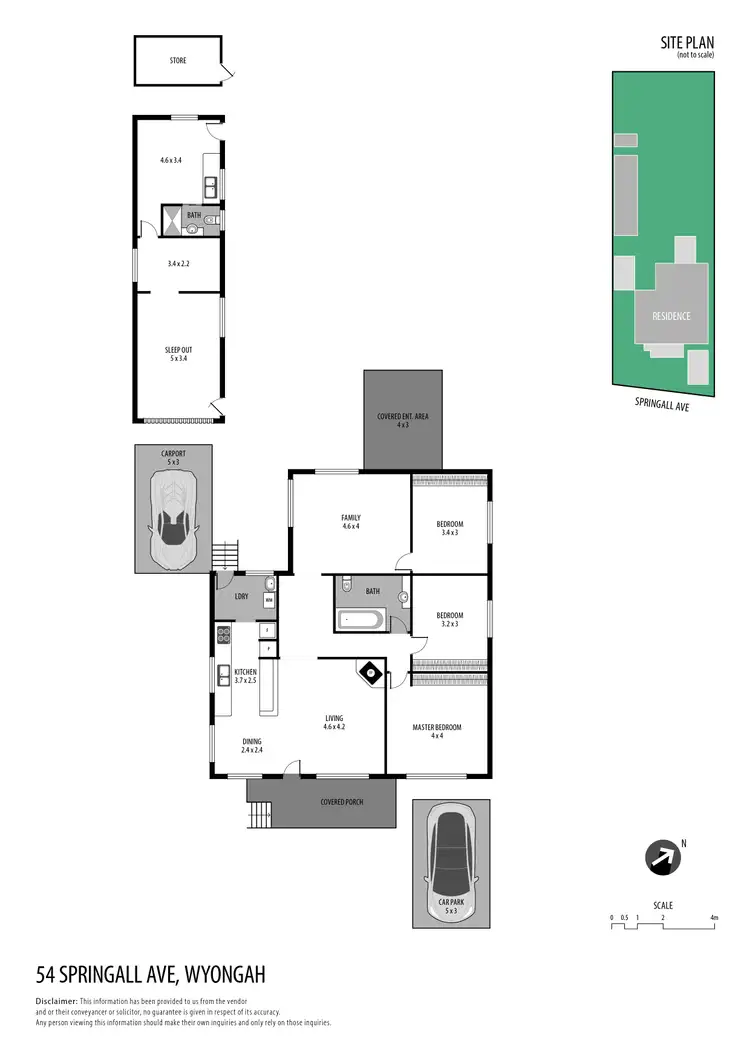 Floorplan of Homely house listing, 54 Springall Avenue, Wyongah NSW 2259